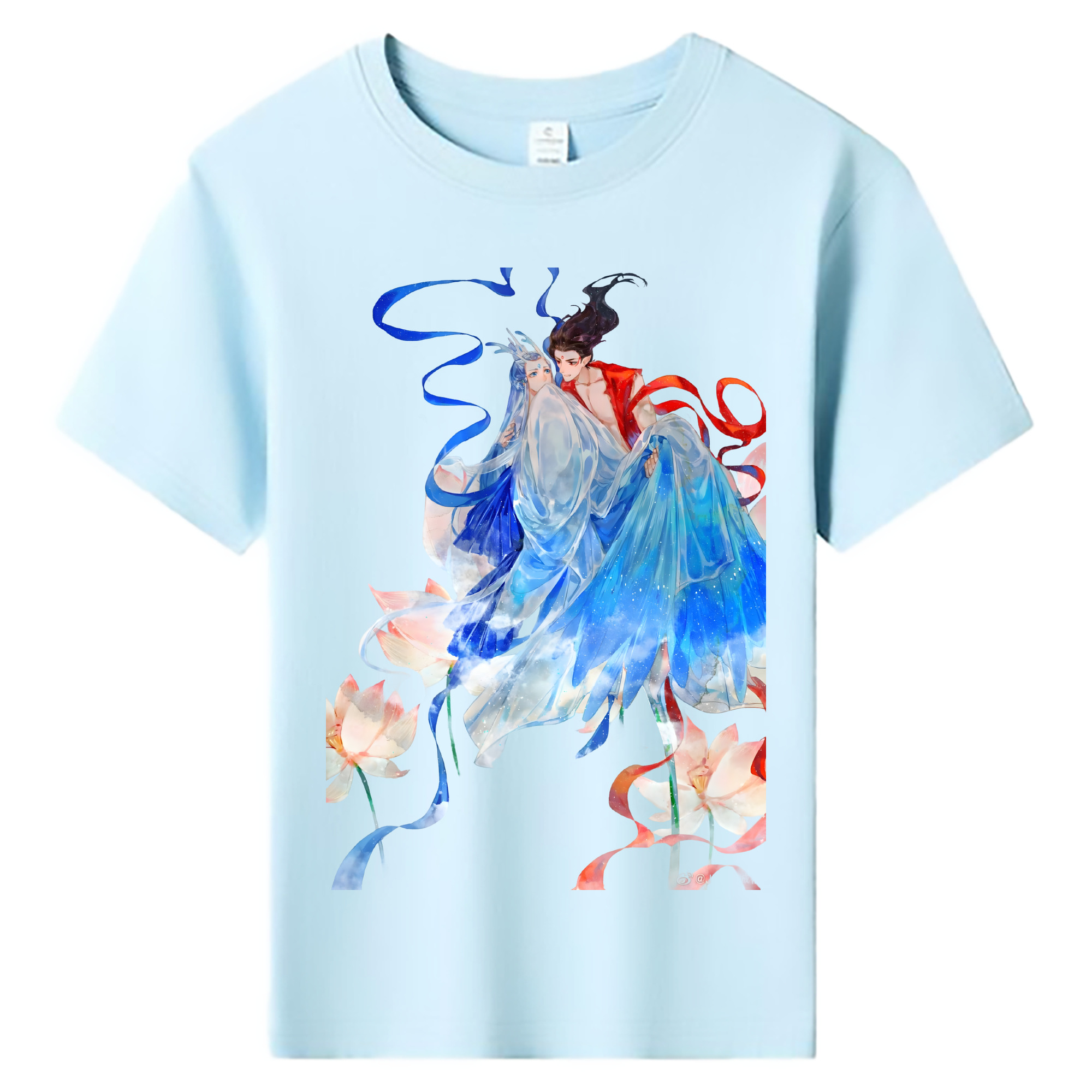（画像用） Ne Zha 2 ナタ 魔童の大暴れ 綿100％キッズTシャツ（フロントプリント）